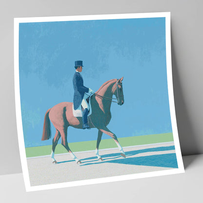 Collected Harmony dressage horse art print