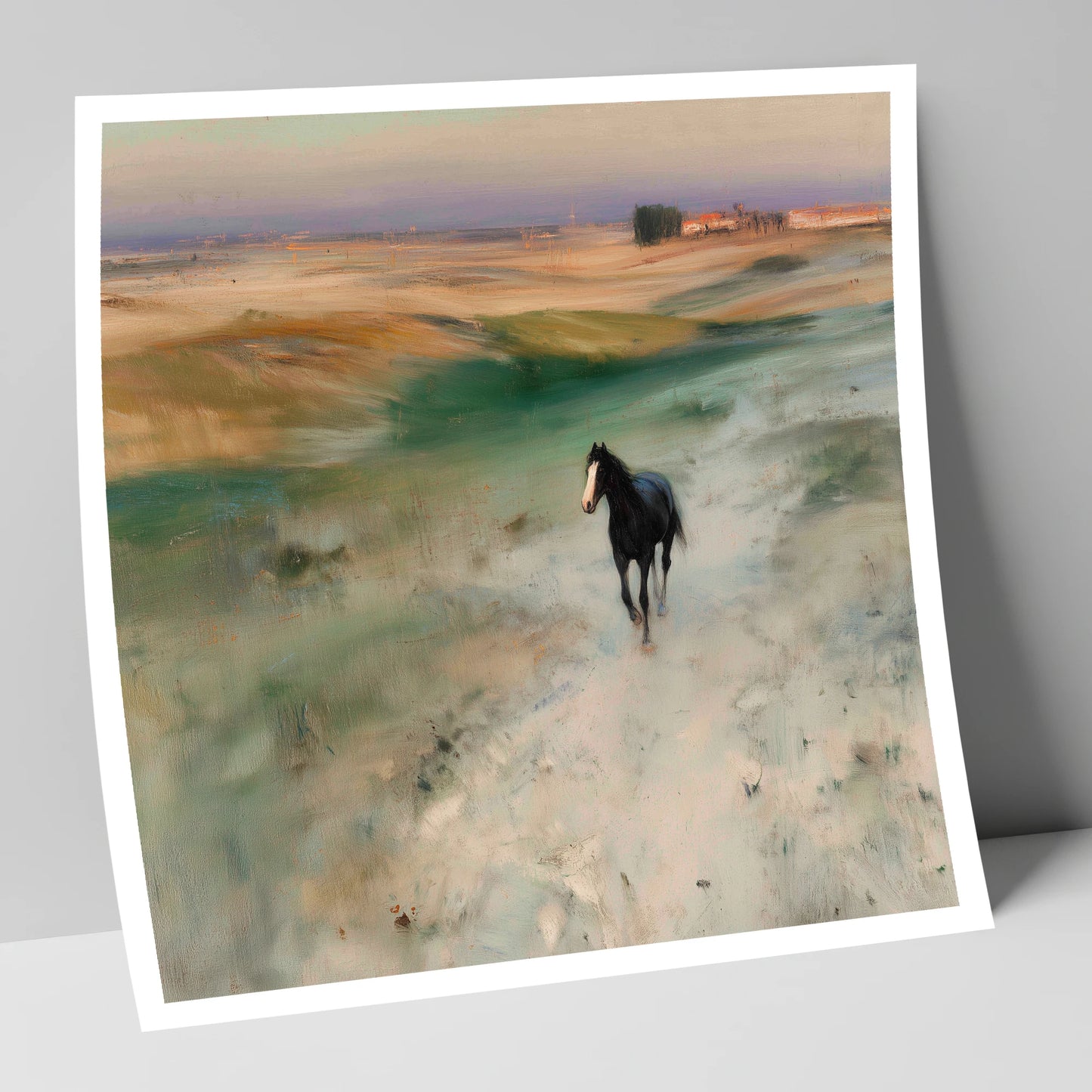 Heading Home horse landscape art print