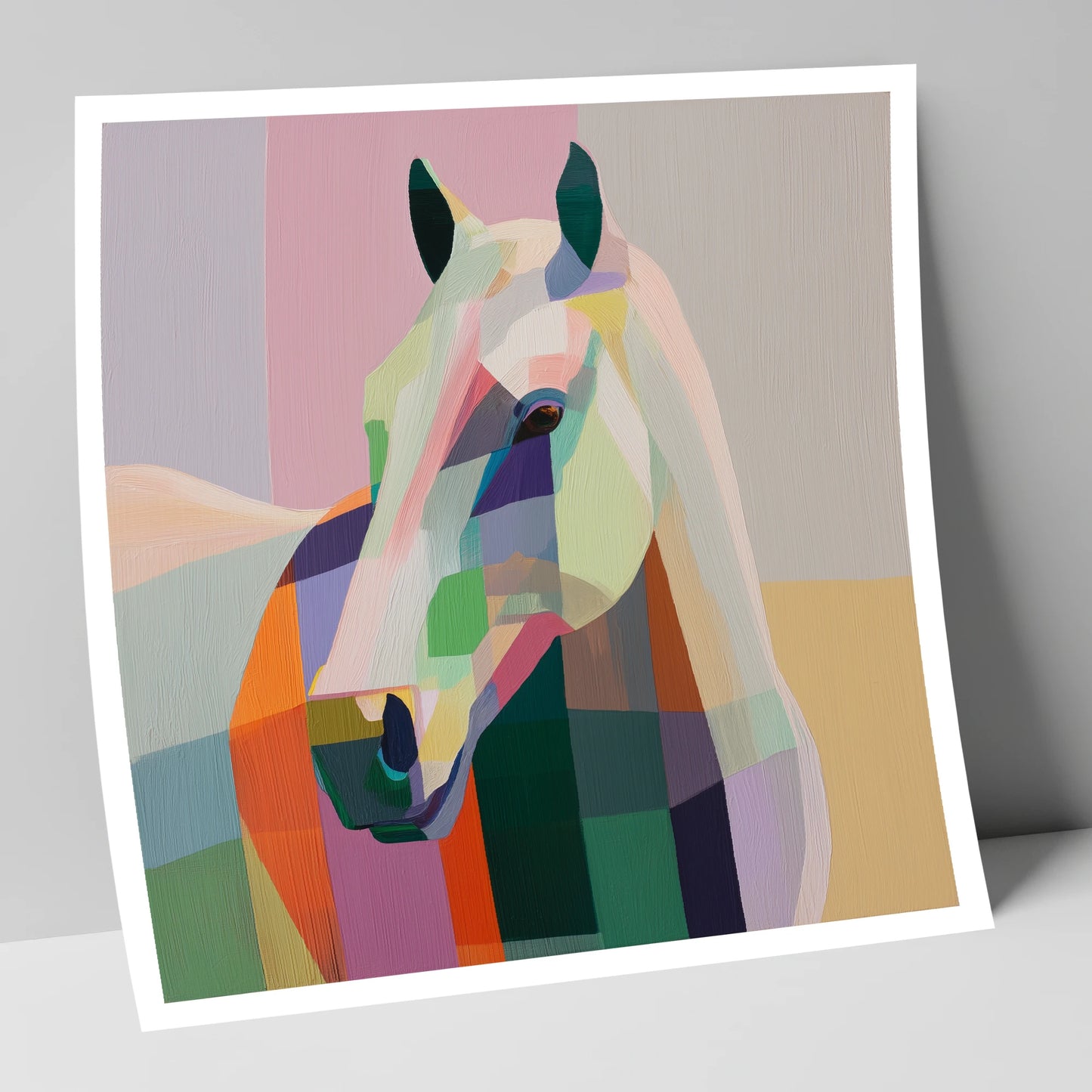 Prismatic Equine Portrait horse portrait art print