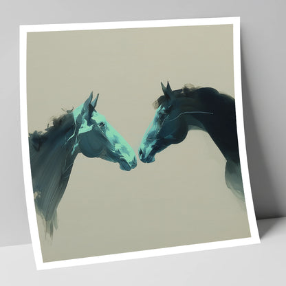 Quiet Connection horse portrait art print