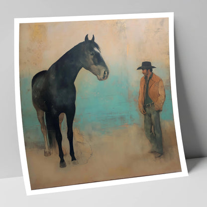 The Quiet Accord western horse art print