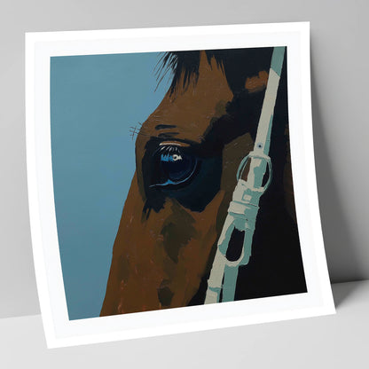 Quiet Observation horse portrait art print