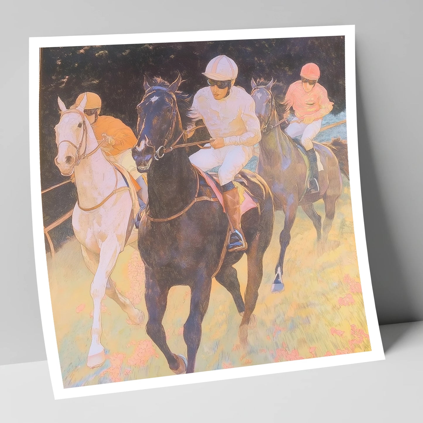 The Luminous Furlong racing horse art print