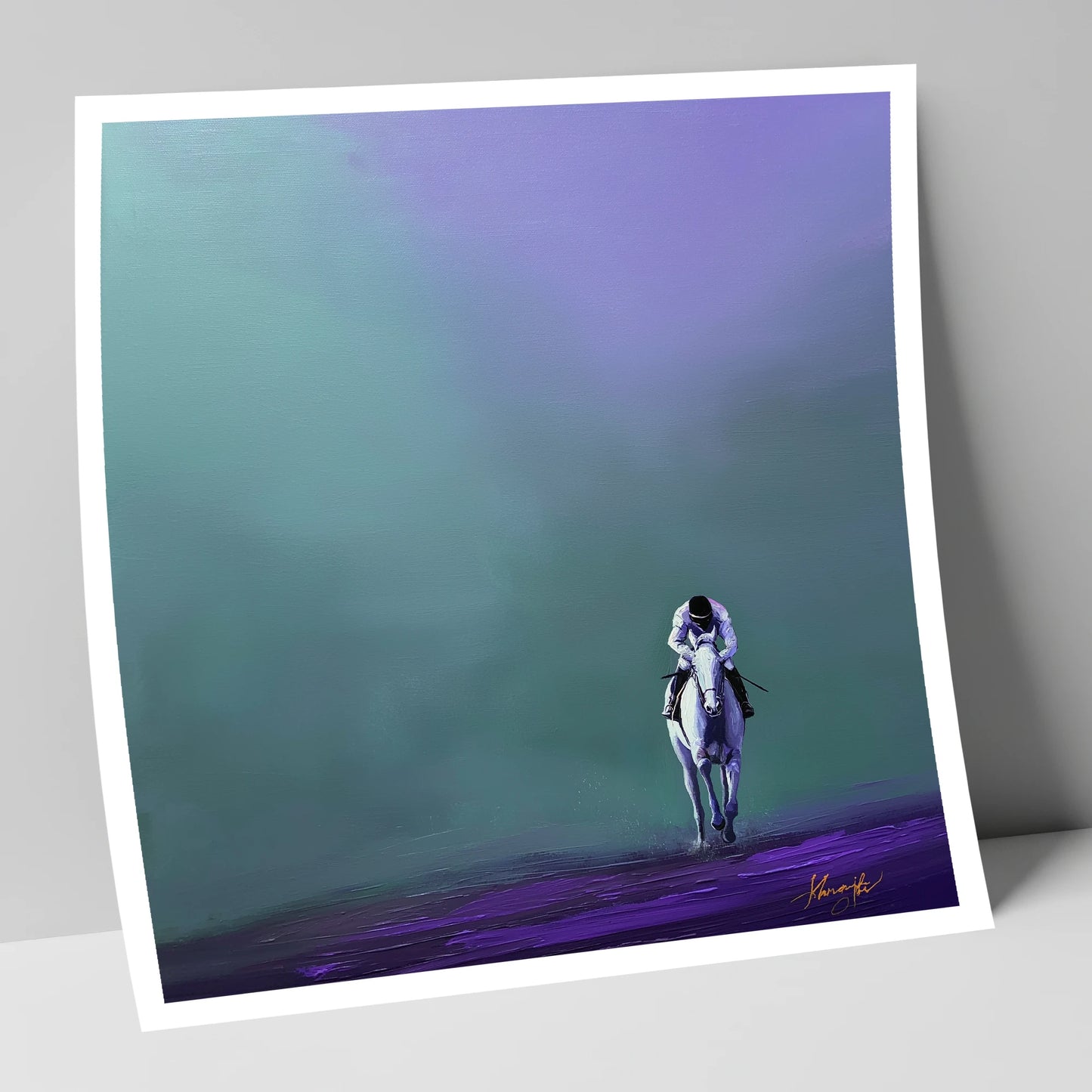 The Violet Furlong racing horse art print