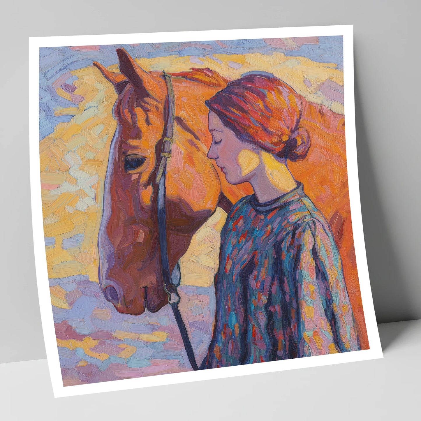 Radiant Connection horse & rider art print