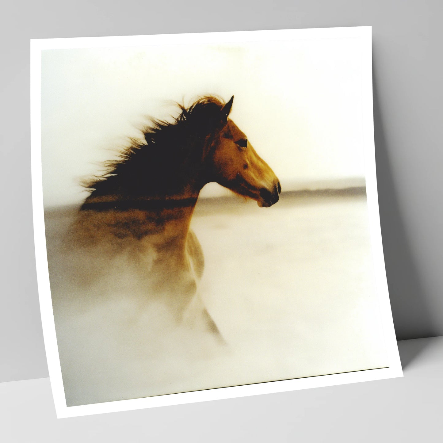 Ethereal Horizon horse portrait art print