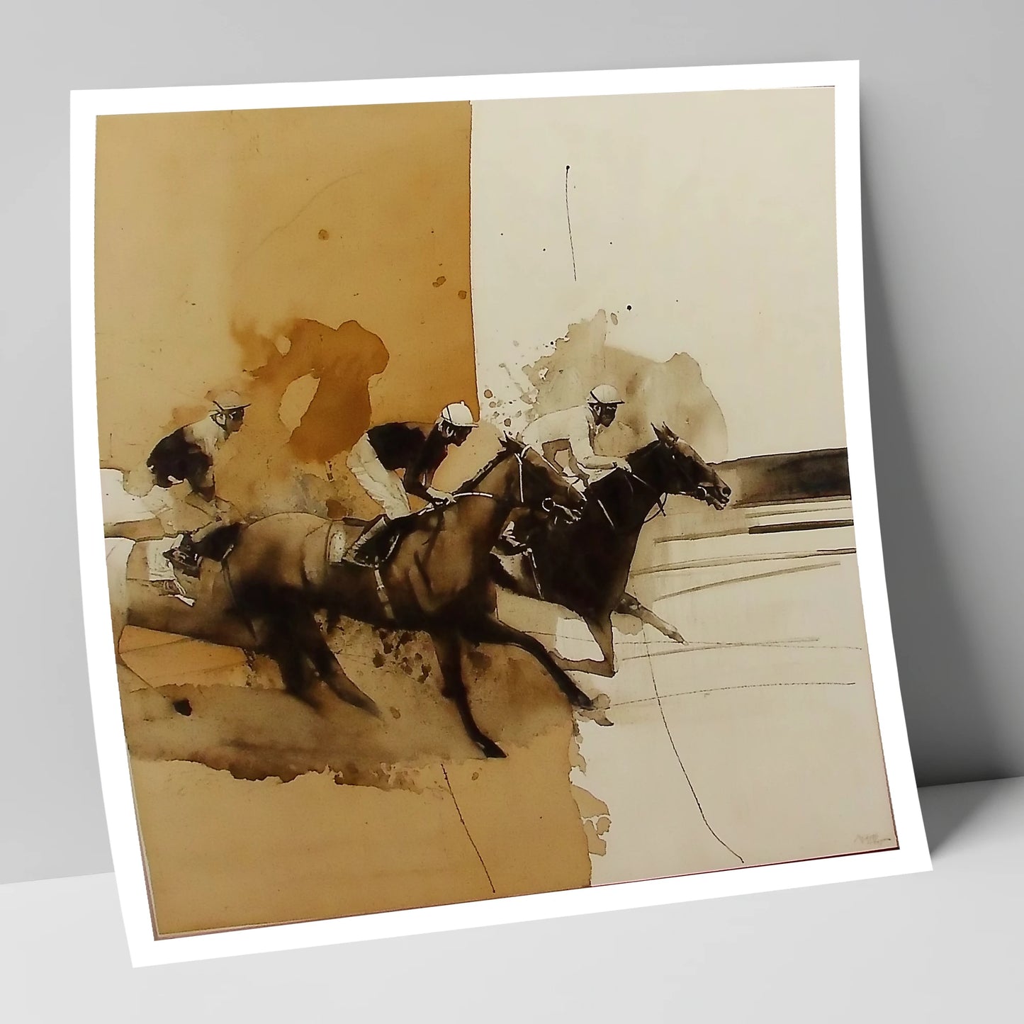 Dust and Glory racing horse art print