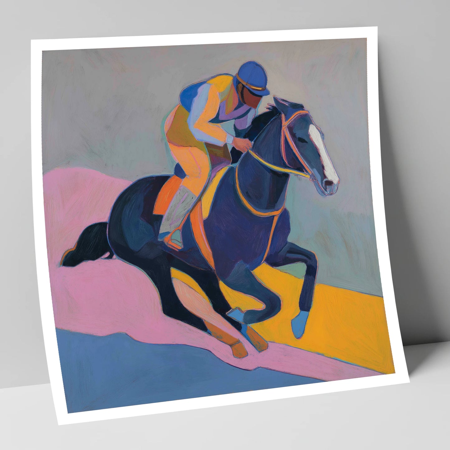Colour of the Chase racing horse art print