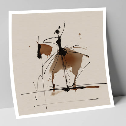 Harmony in Motion dressage horse art print