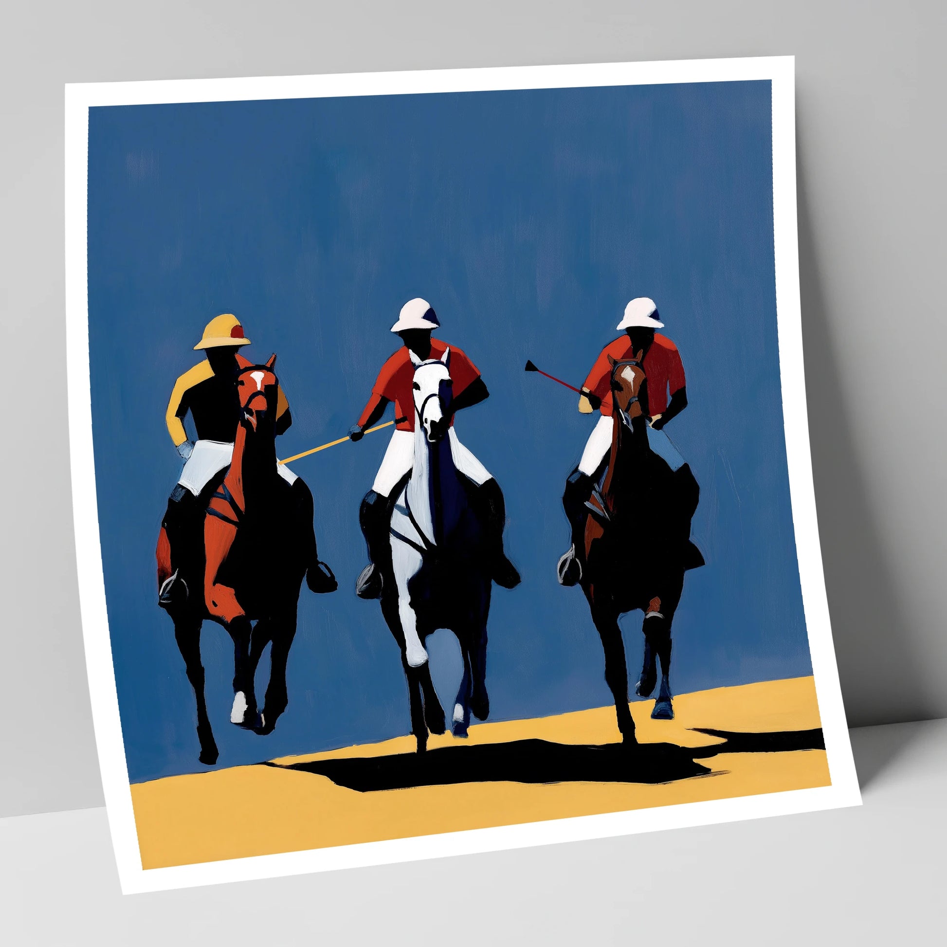 High Goal Charge - Print Unframed
