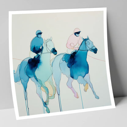 Ethereal Racing Silks racing horse art print