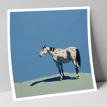 Appaloosa Under Azure Skies horse breed art print