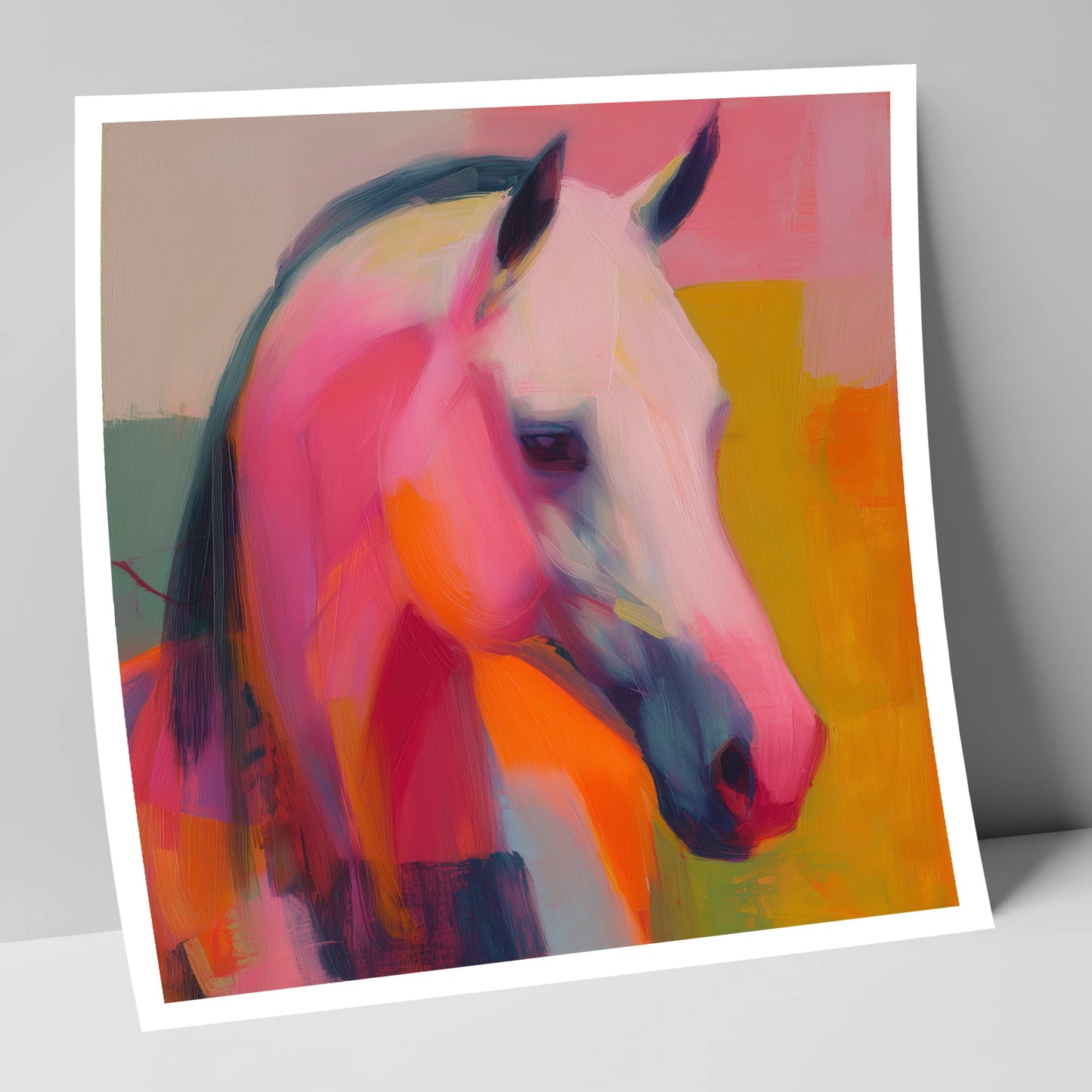 Vivid Equine Expression horse breed art print