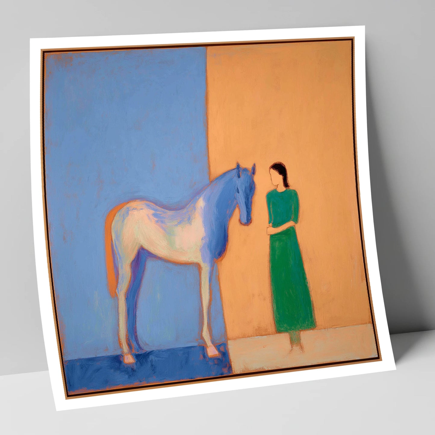 The Silent Bond horse & rider art print