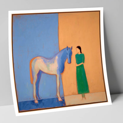 The Silent Bond horse & rider art print