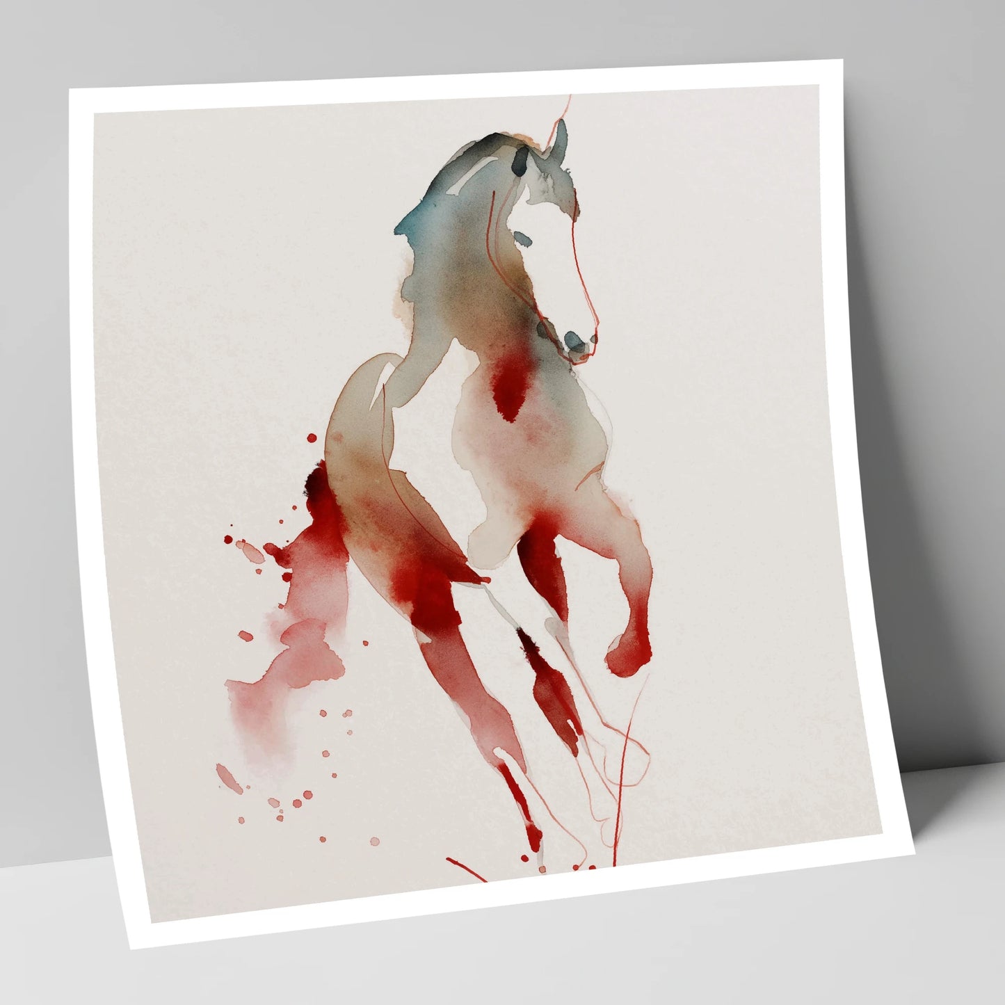 Visceral Dressage Form dressage horse art print
