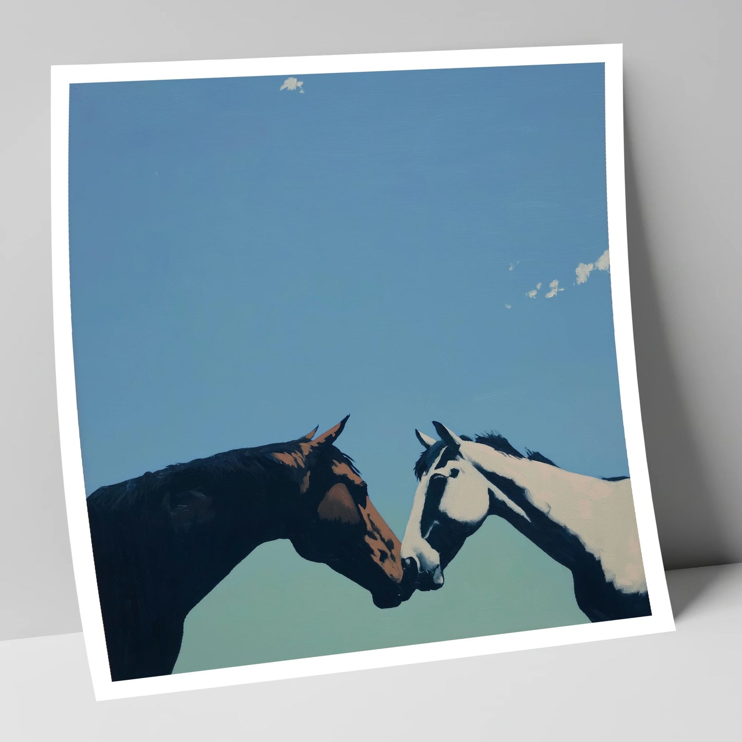 Quiet Connection horse portrait art print