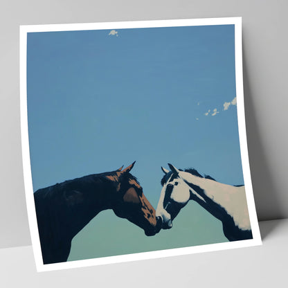 Quiet Connection horse portrait art print