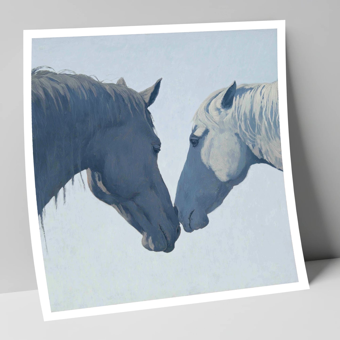 Gentle Connection horse portrait art print