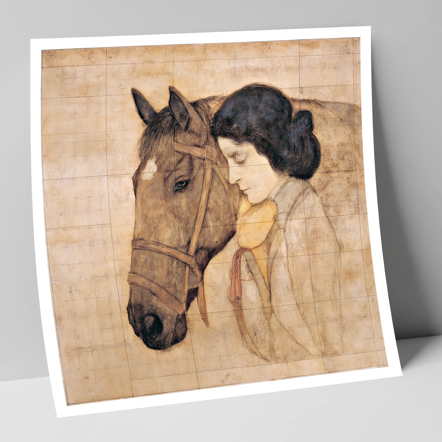 The Silent Bond horse & rider art print
