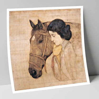 The Silent Bond horse & rider art print