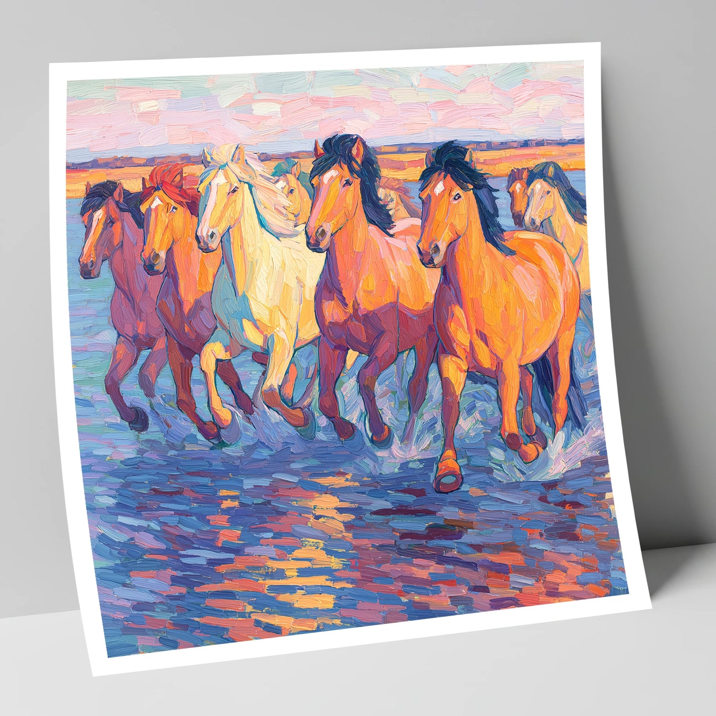 The Painted Tide horse landscape art print