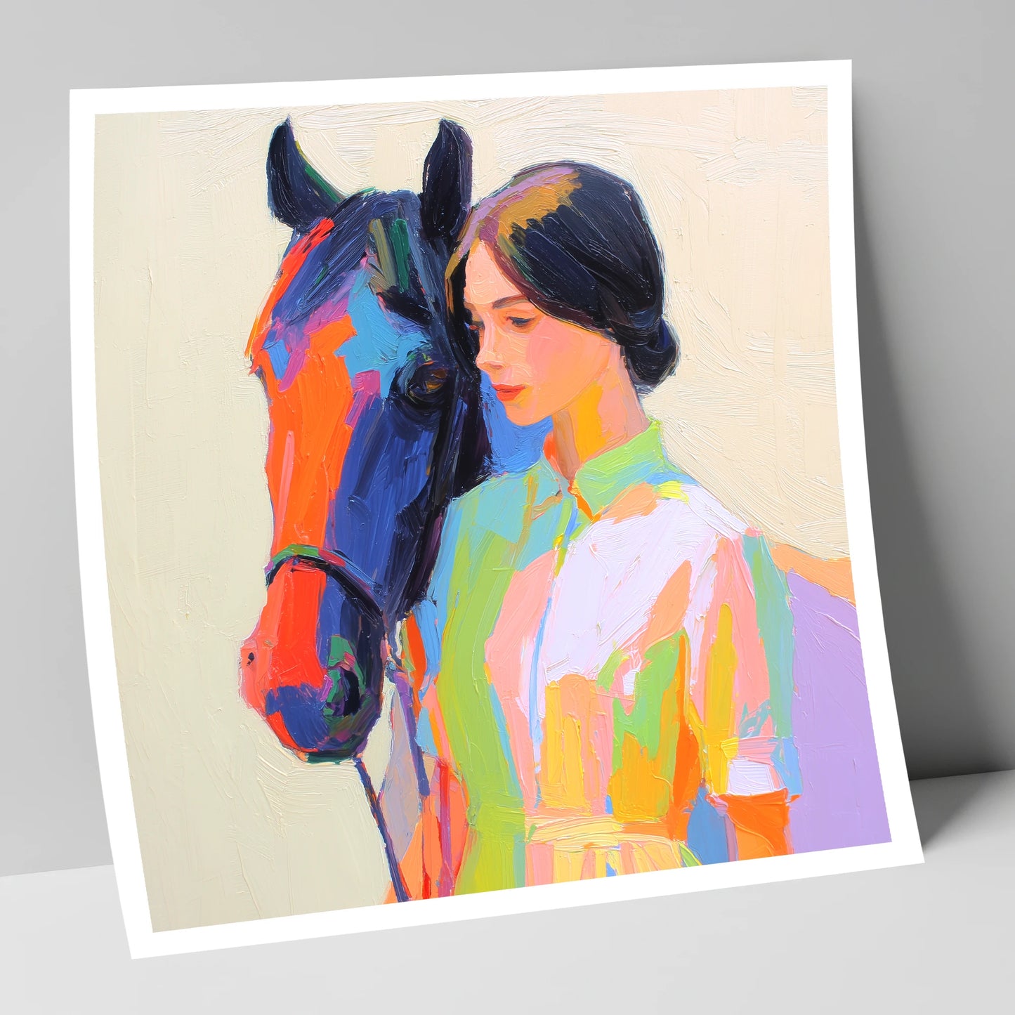 Radiant Companionship horse & rider art print