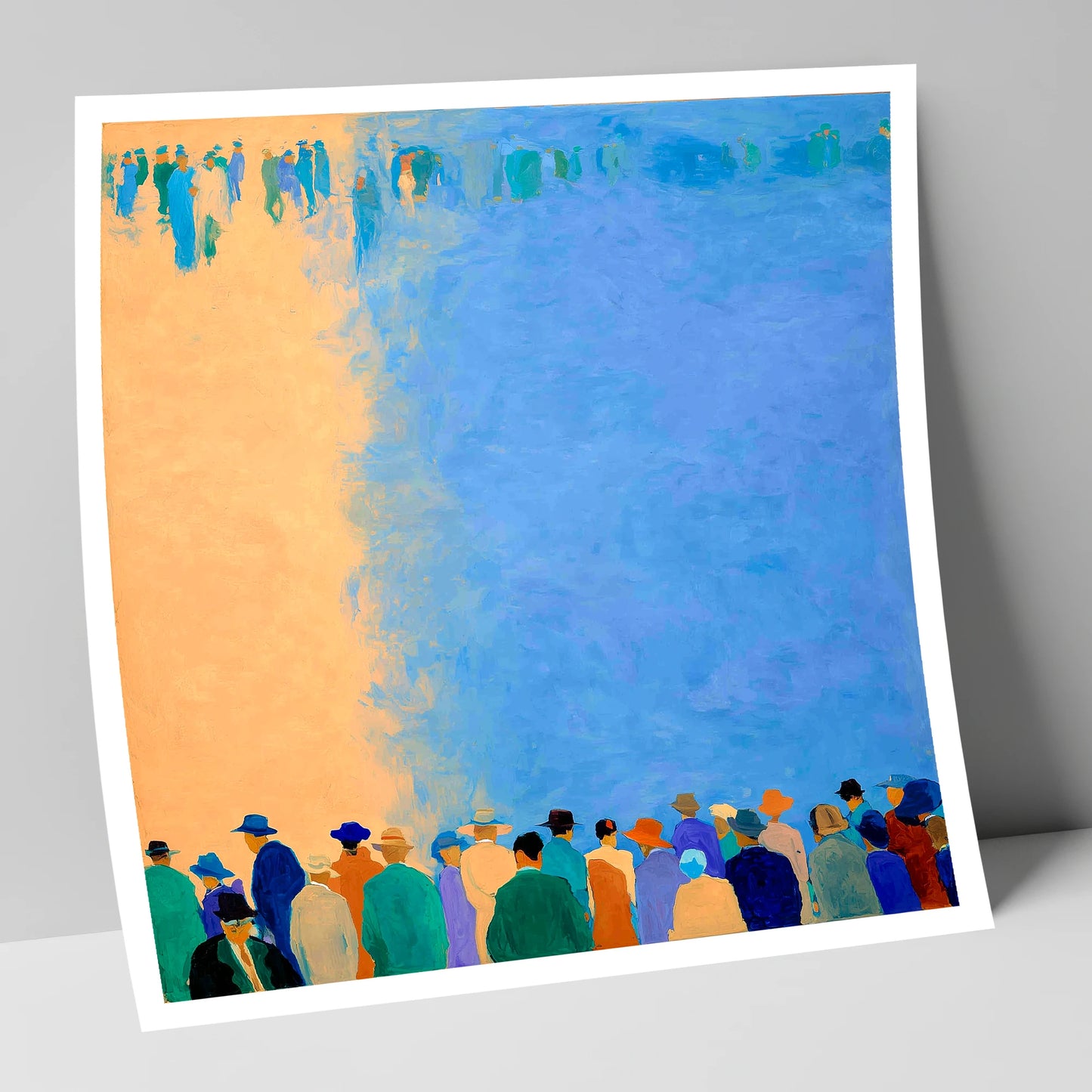 Waiting for the Field racing horse art print