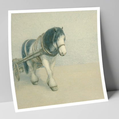 Rhythm Of The Draught working horse art print