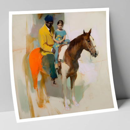 Shared Journey horse & rider art print