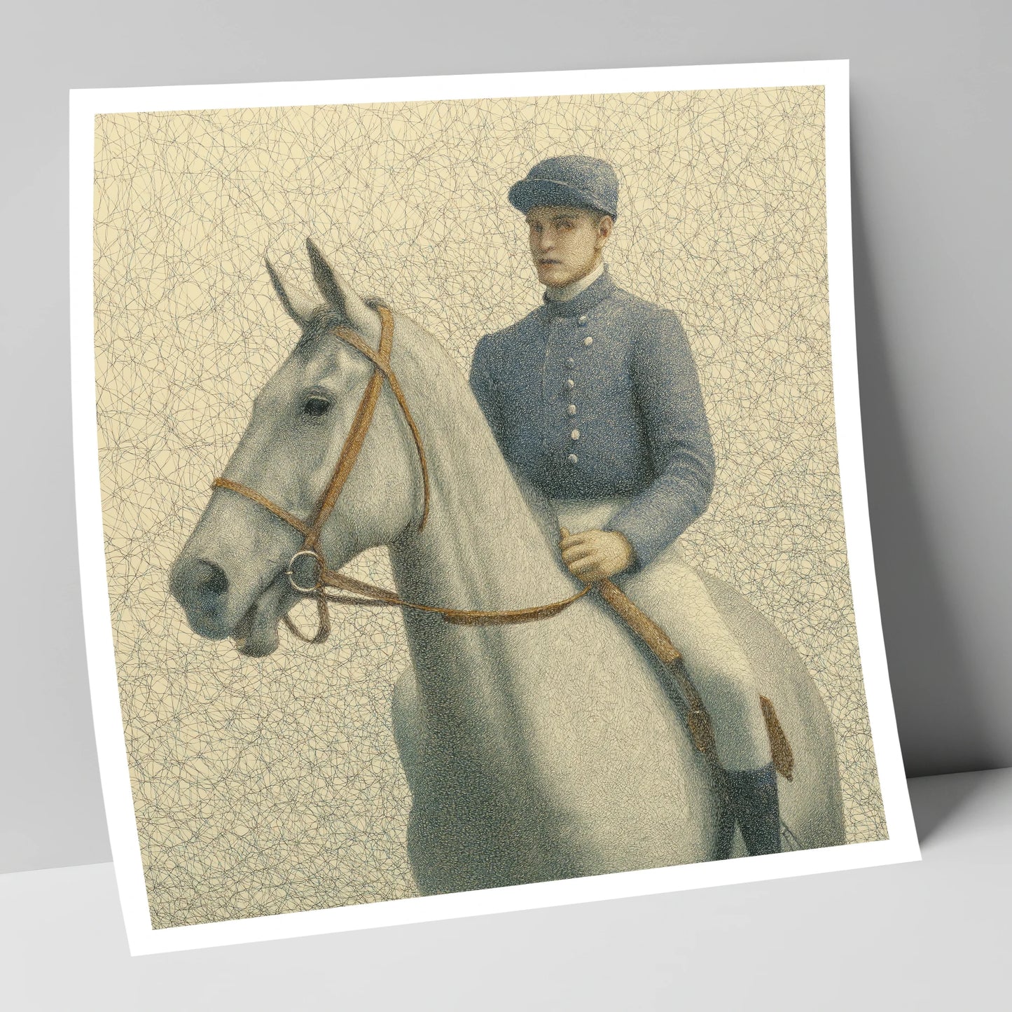 The Slate Silks racing horse art print