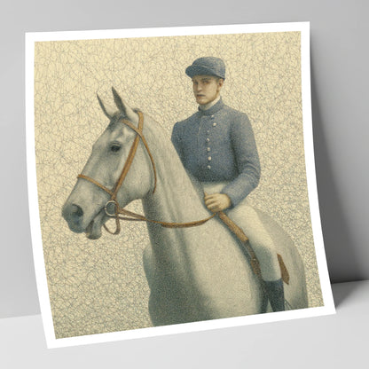 The Slate Silks racing horse art print