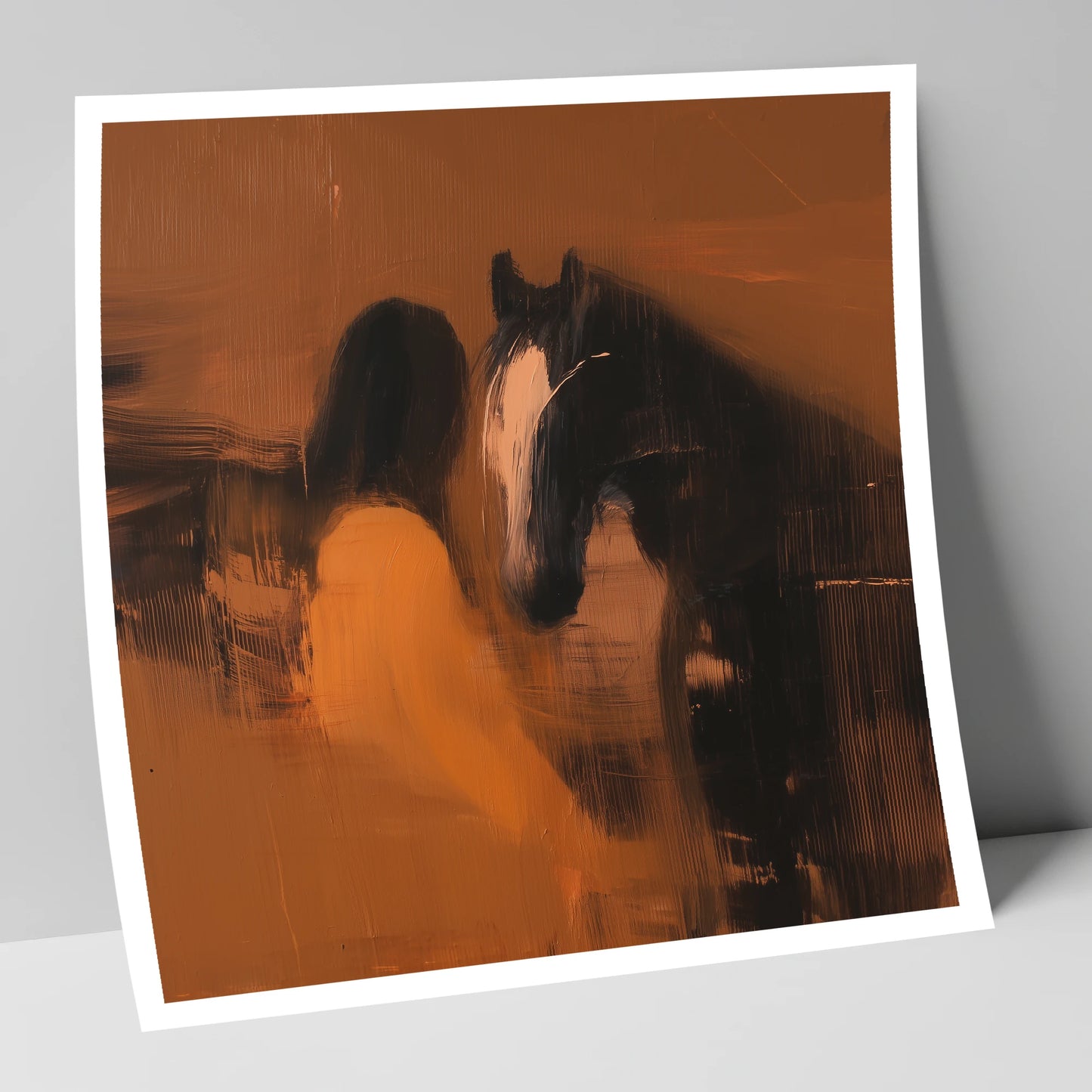 Unspoken Bond horse & rider art print