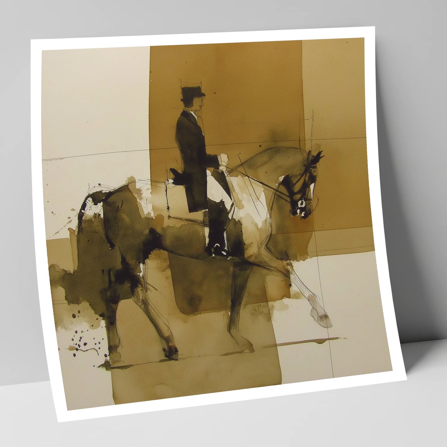 Mastery in Motion dressage horse art print