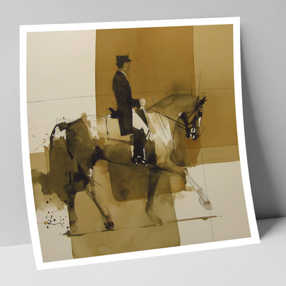 Mastery in Motion dressage horse art print