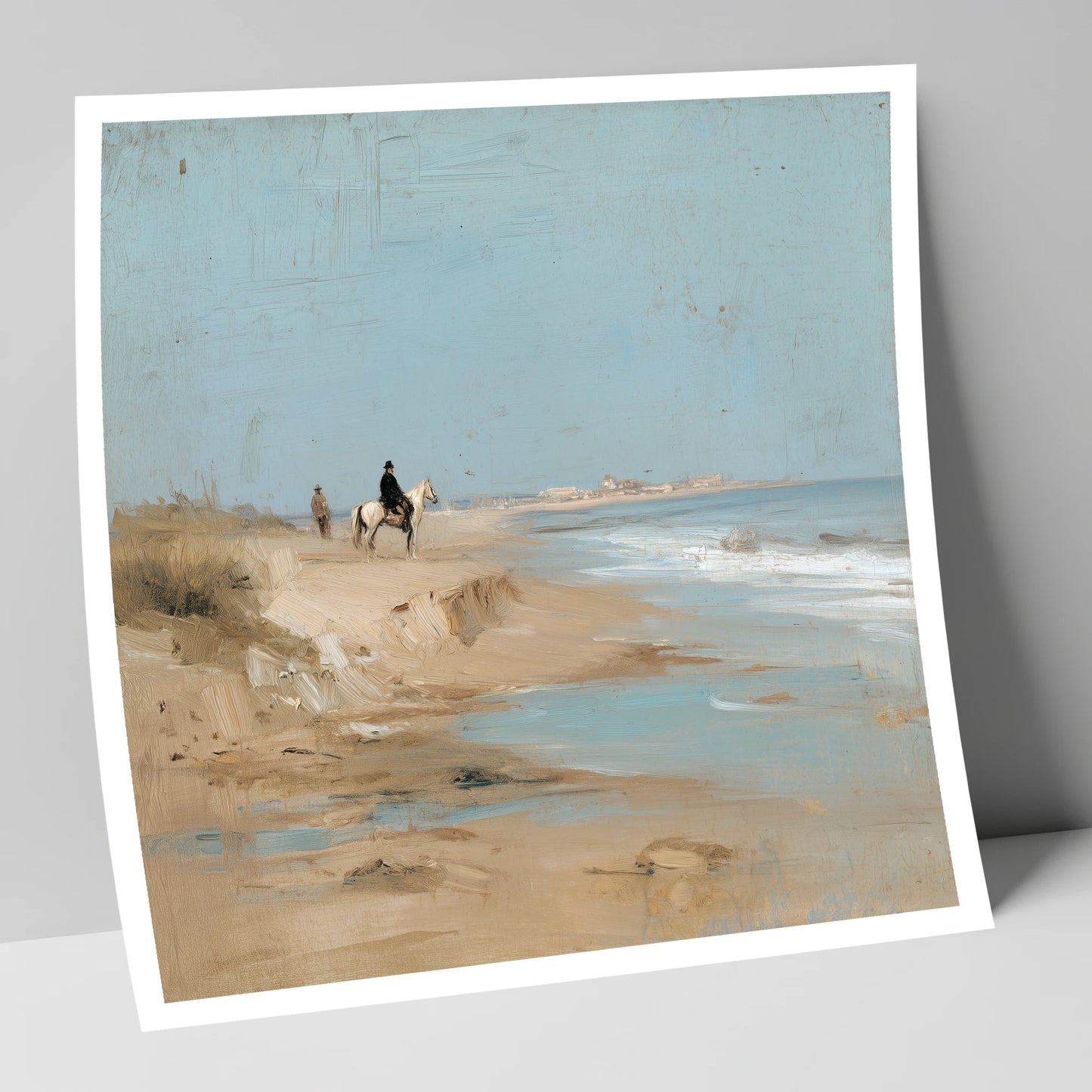 Coastal Solitude horse landscape art print
