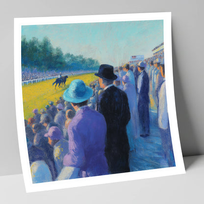 Shadows on the Turf racing horse art print