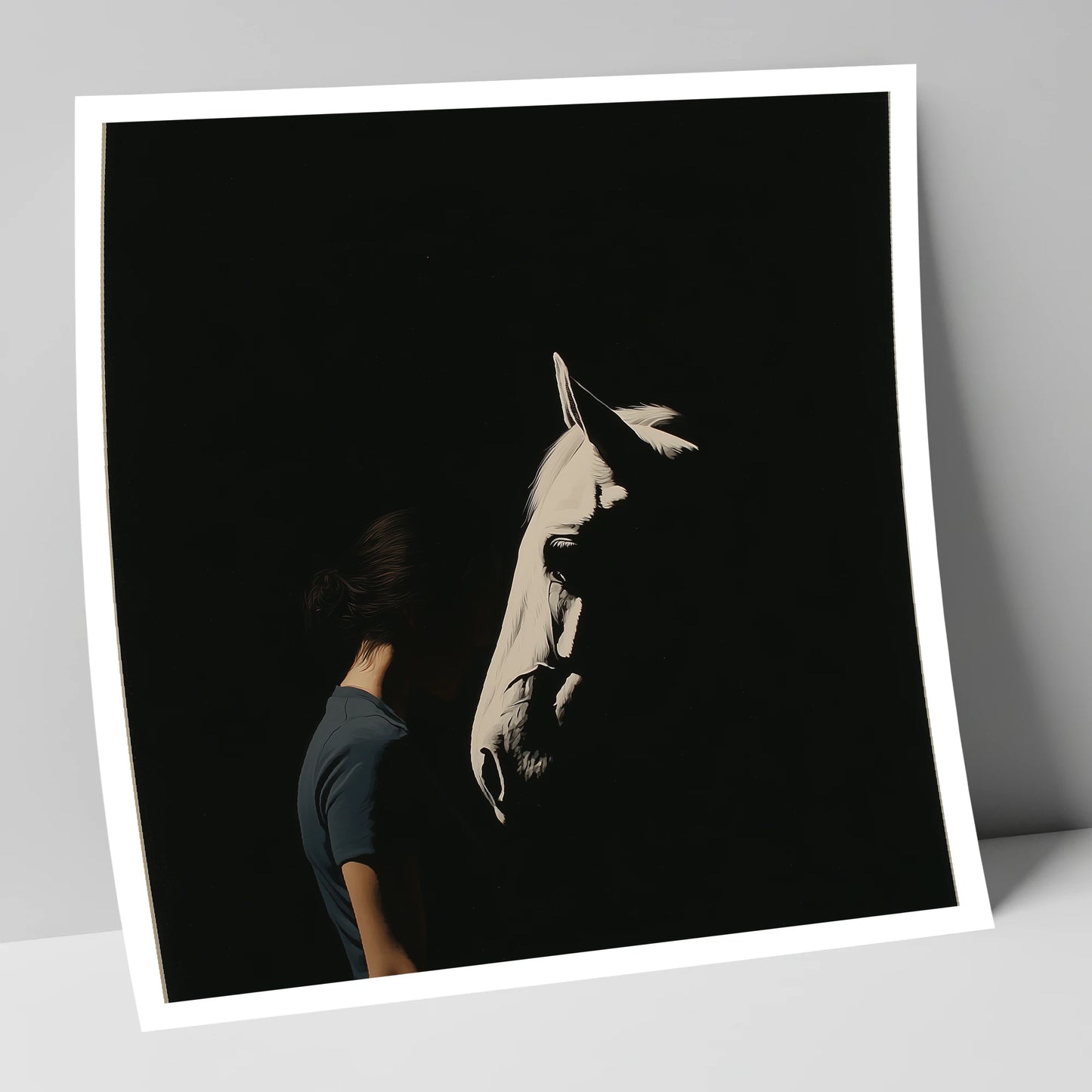 The Quiet Bond horse & rider art print