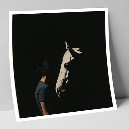 The Quiet Bond horse & rider art print