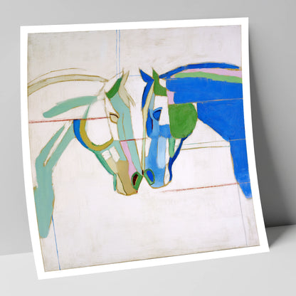Architectural Harmony horse portrait art print