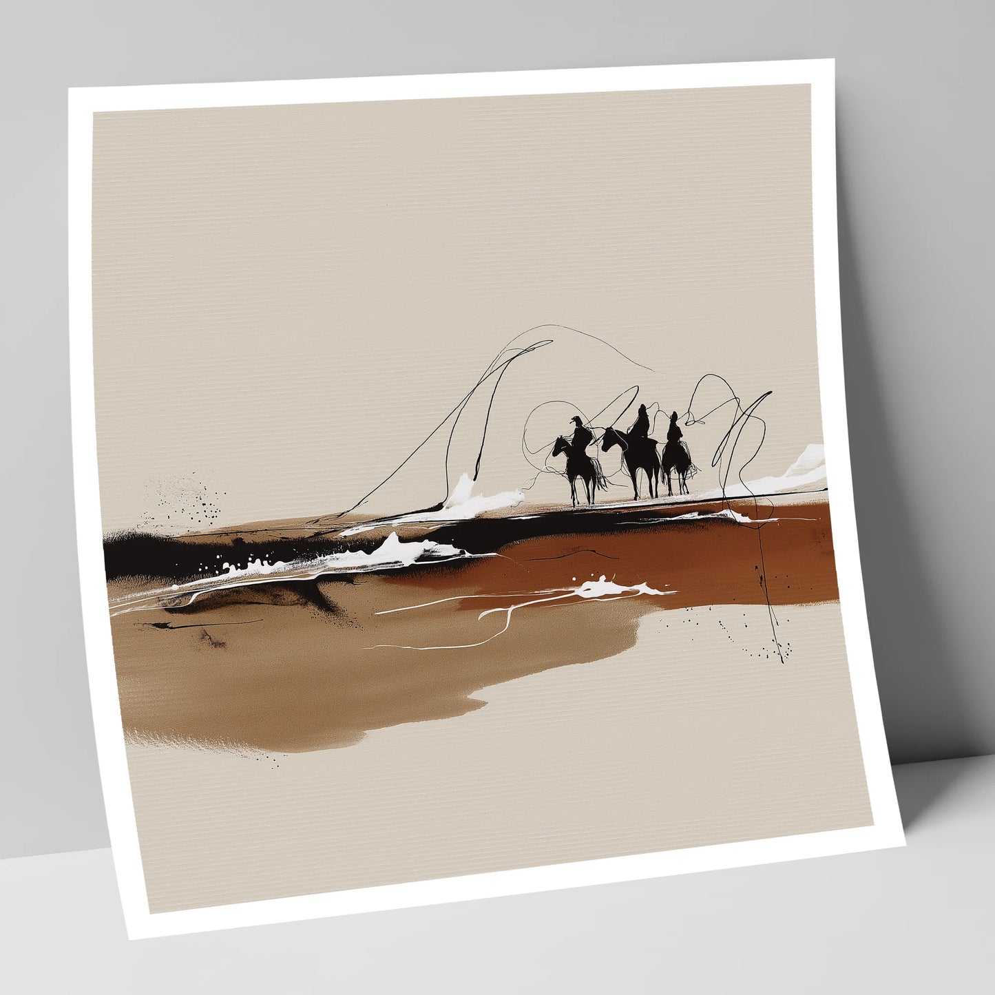 Riders of the Plains western horse art print