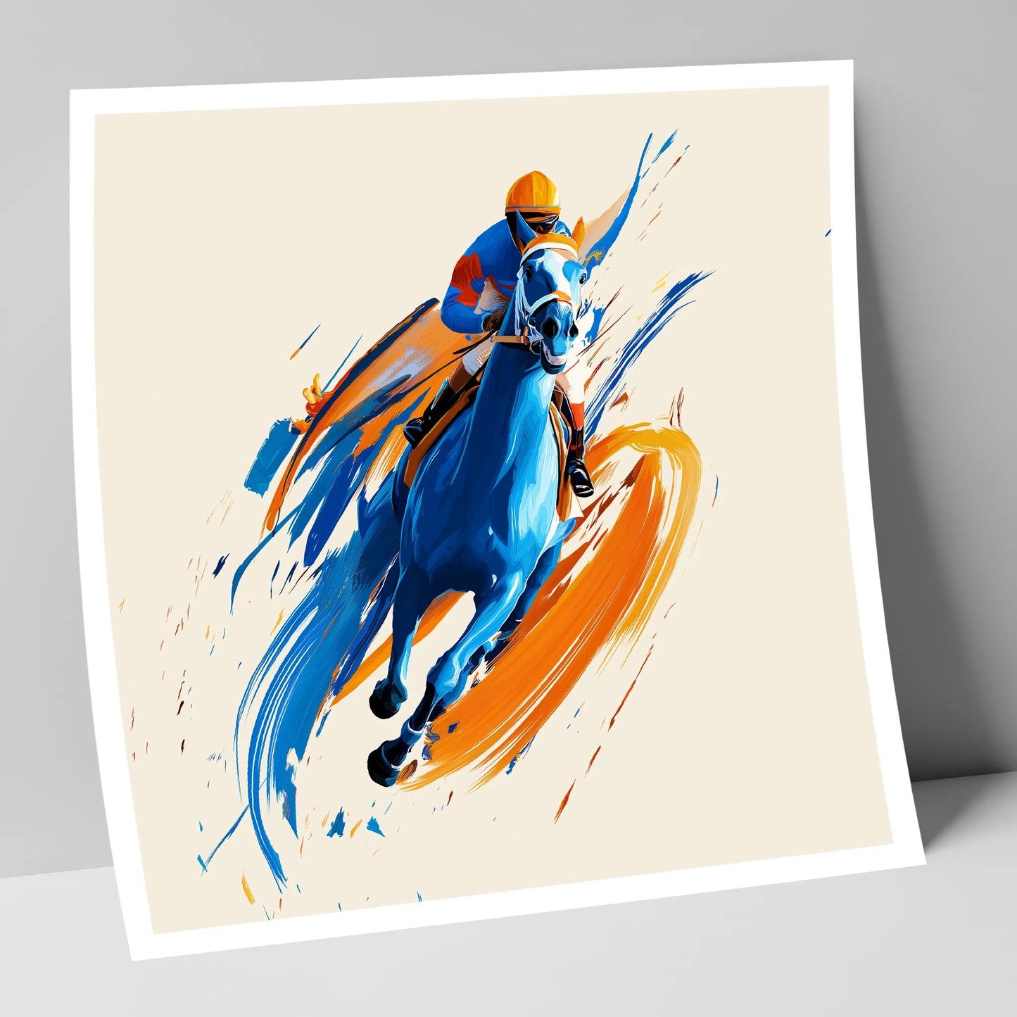 Electric Pace racing horse art print