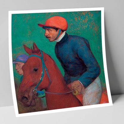Turf Anticipation racing horse art print