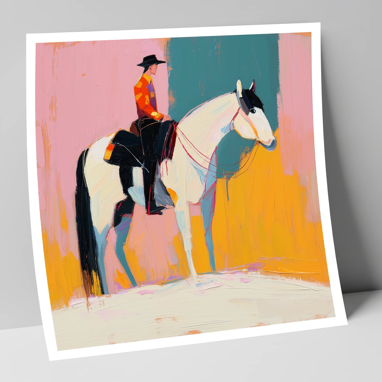 Vivid Western Spirit western horse art print
