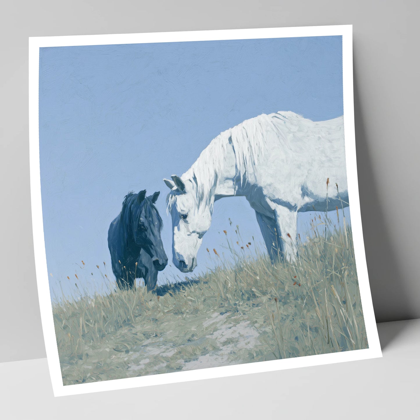 Quiet Connection horse portrait art print