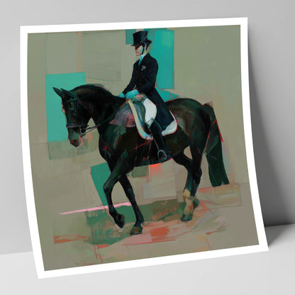 Contemporary Collection dressage horse art print