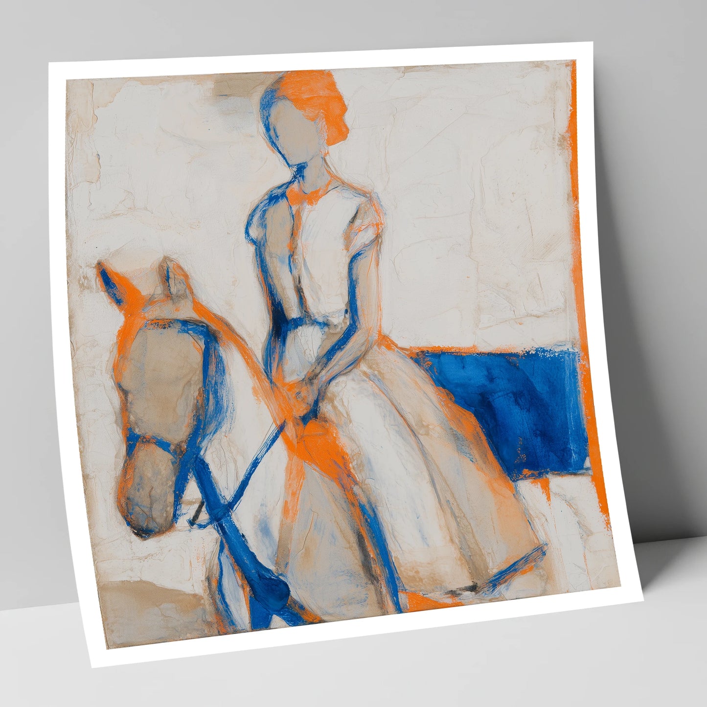 Vivid Connection horse & rider art print