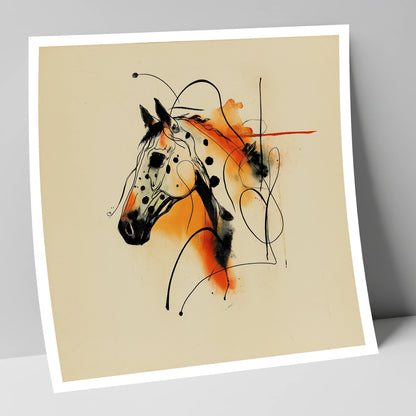 Vibrant Appaloosa Spirit horse breed art print