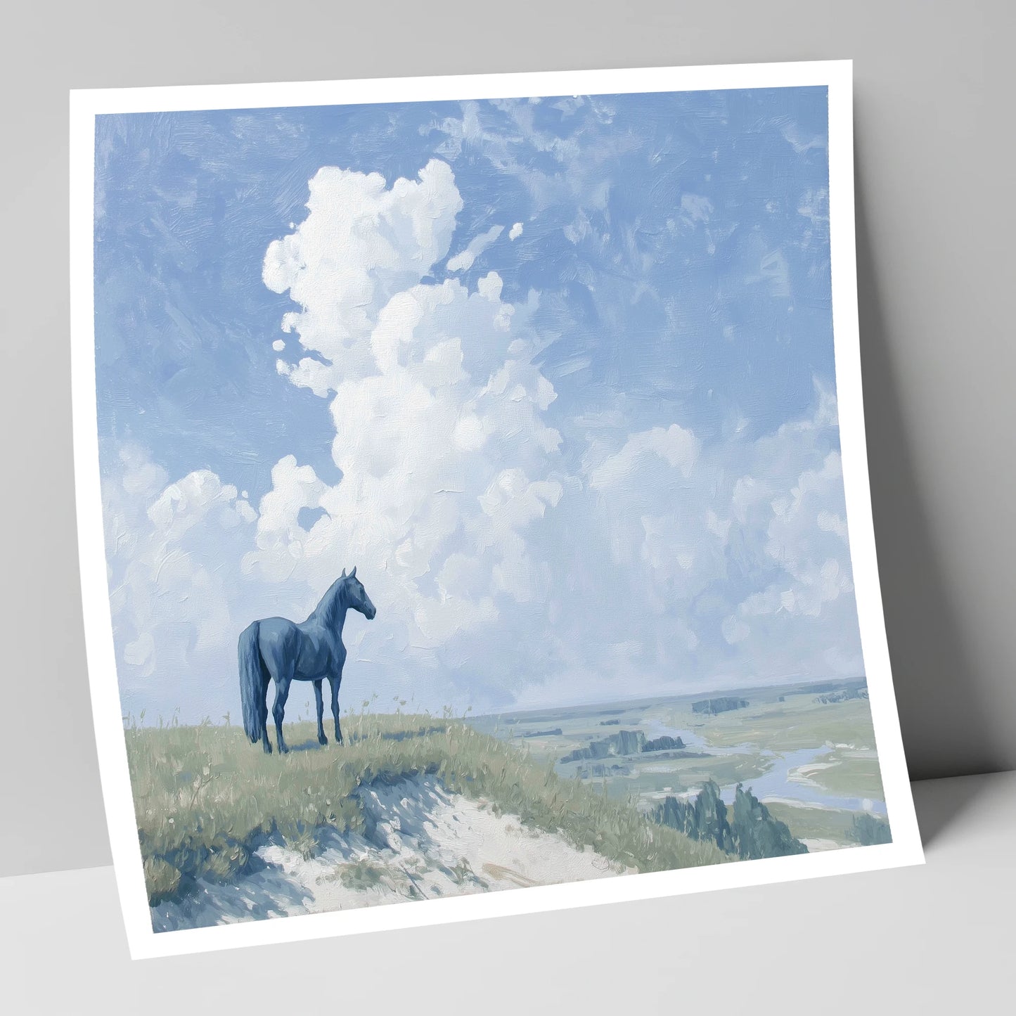 Guardian of the Valley horse landscape art print
