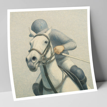 A Timeless Chukka polo horse art print
